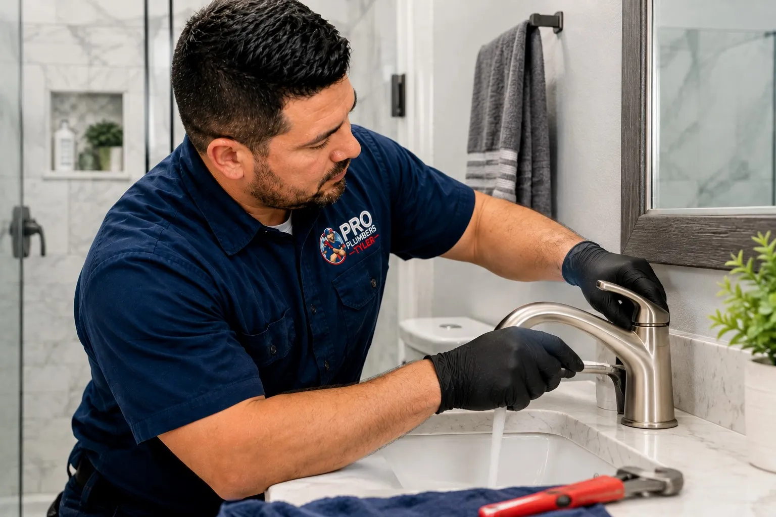 Bathroom and kitchen remodeling plumbing in Tyler, TX